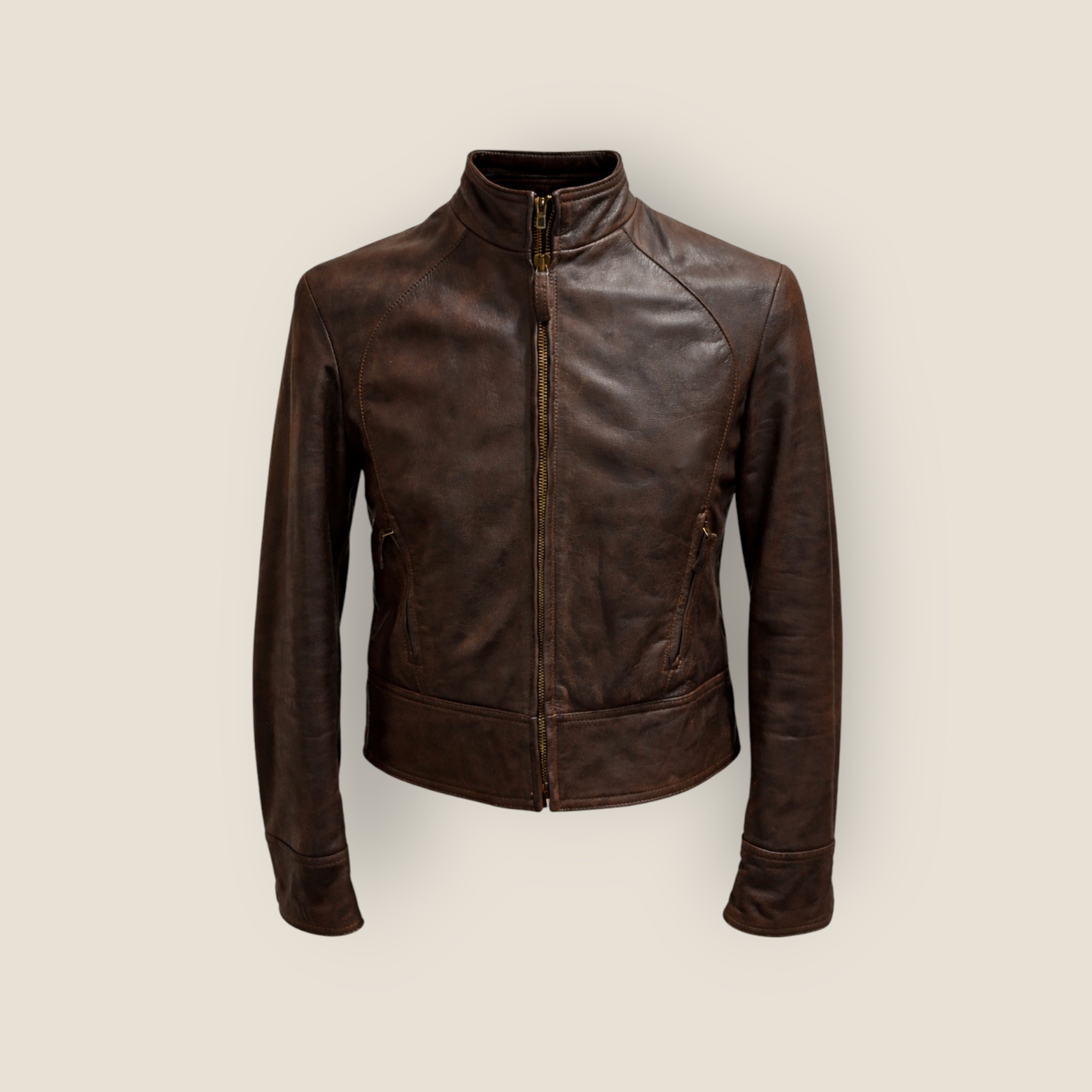 Cazadora de cuero · Armani Jeans